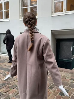 Design By Si Kehlani luffer i strik - Lys grå New