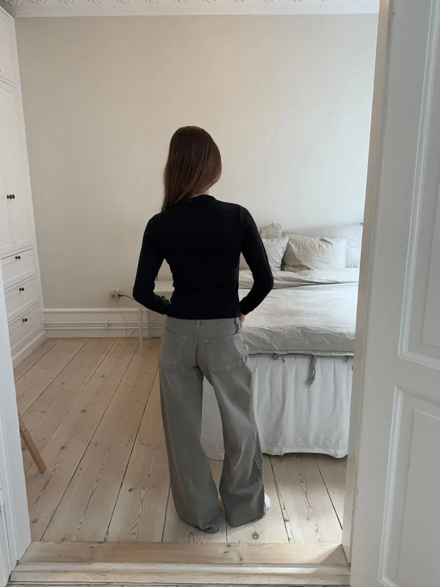 Design By Si Leonora langærmet bluse - Sort New