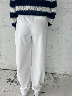 Design By Si Lisette oversized suit bukser i fløjl - Off-white Online