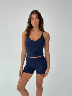 Design By Si Lively v-neck tank top - Midnight Clearance