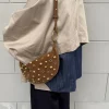 Design By Si Loana taske med nitter - Brun Outlet