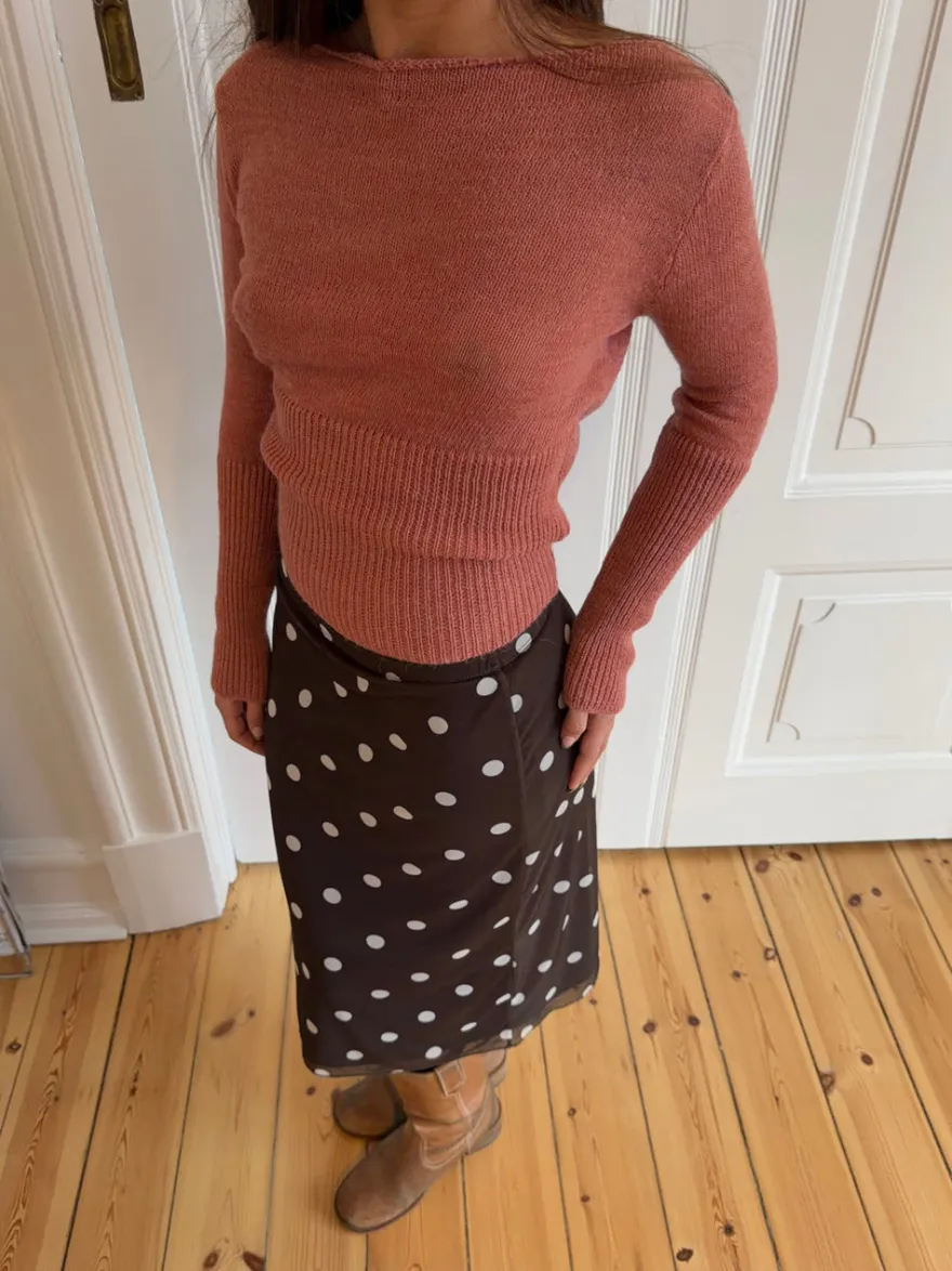 Design By Si Lova figursyet striktrøje - Rosa