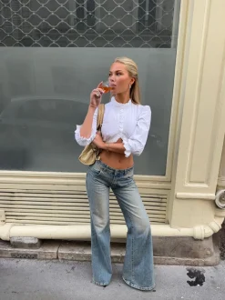 Design By Si Lovia jeans - Blå denim New