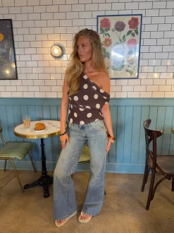 Design By Si Lovia jeans - Blå denim New