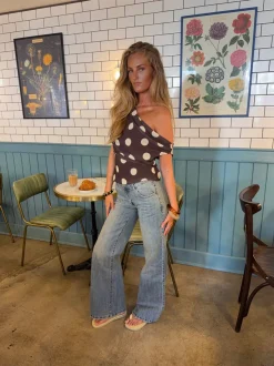 Design By Si Lovia jeans - Blå denim New