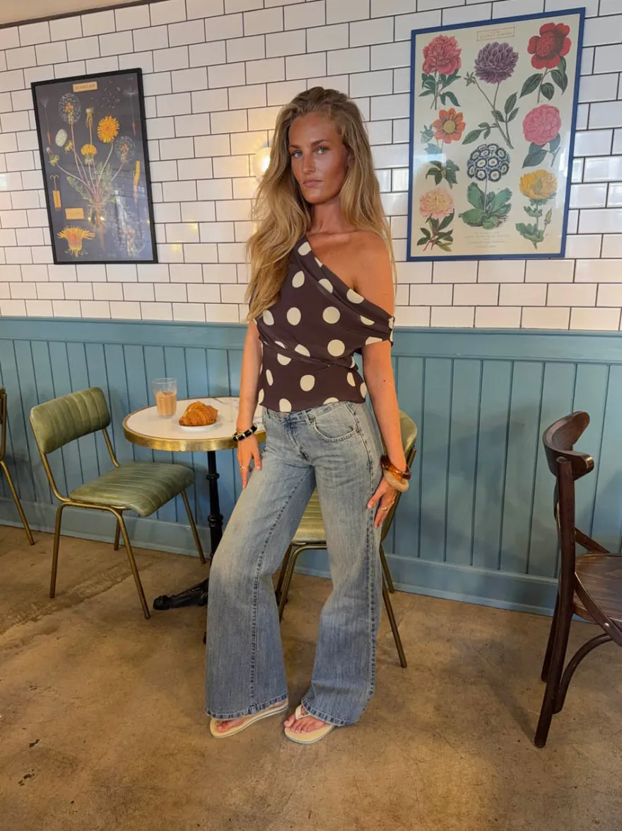 Design By Si Lovia jeans - Blå denim New