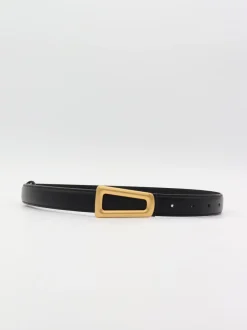 Design By Si Luce bælte - Sort/guld Clearance