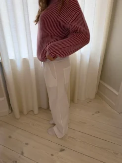 Design By Si Lucille bukser med snørelukning - Hvid Discount