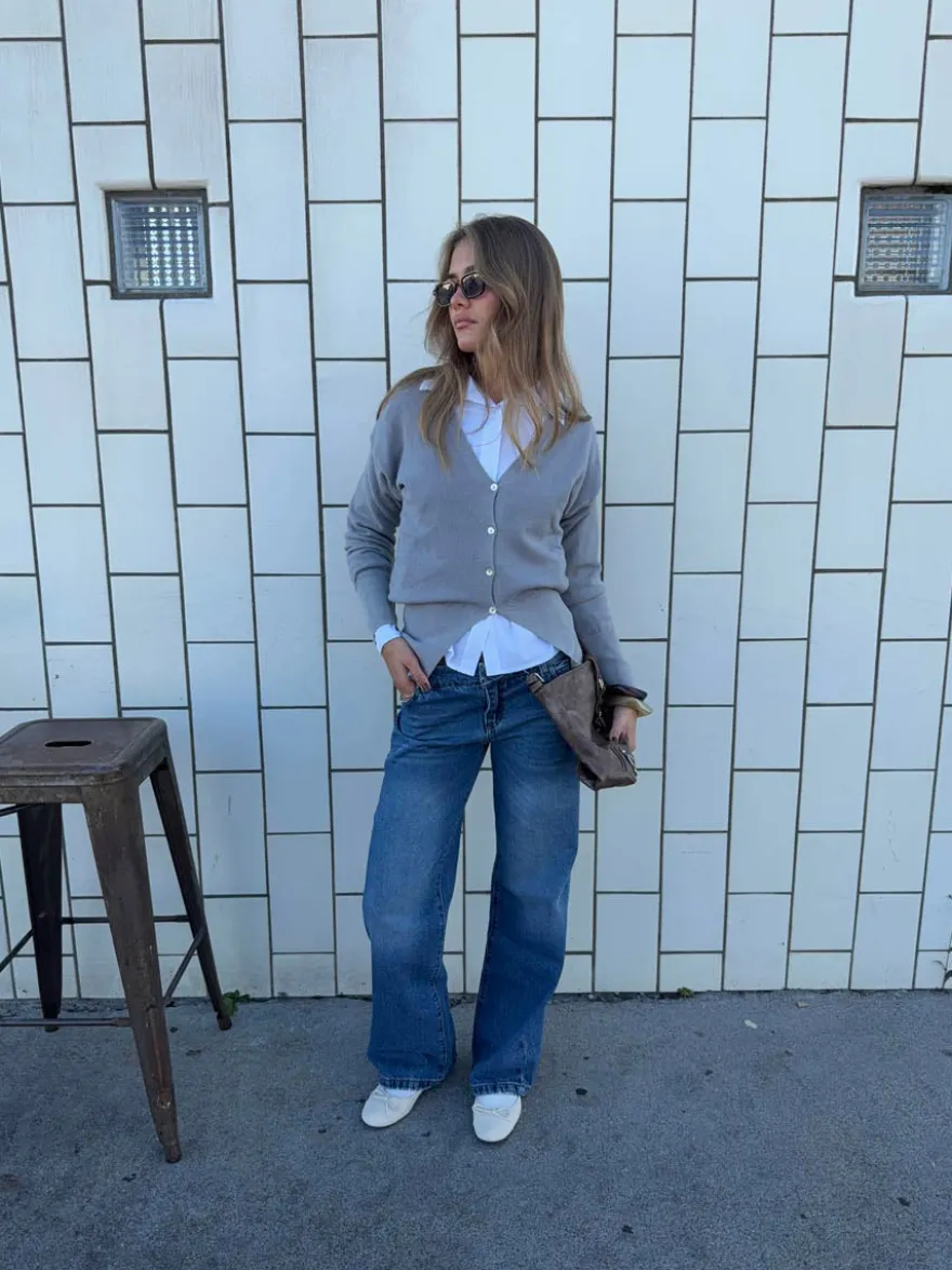 Design By Si Lulia jeans - Blå denim Online