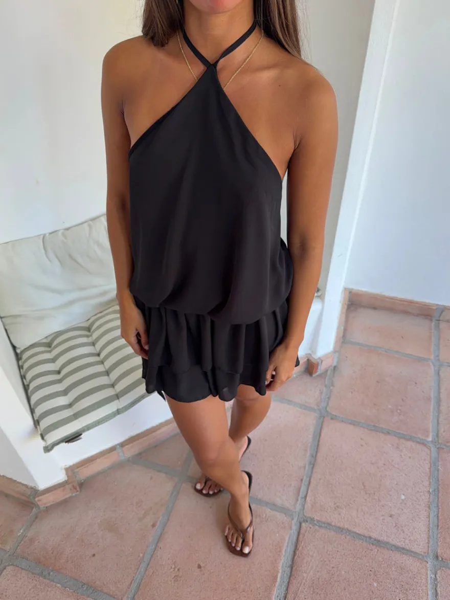 Design By Si Lulitiana halterneck kjole - Sort Online