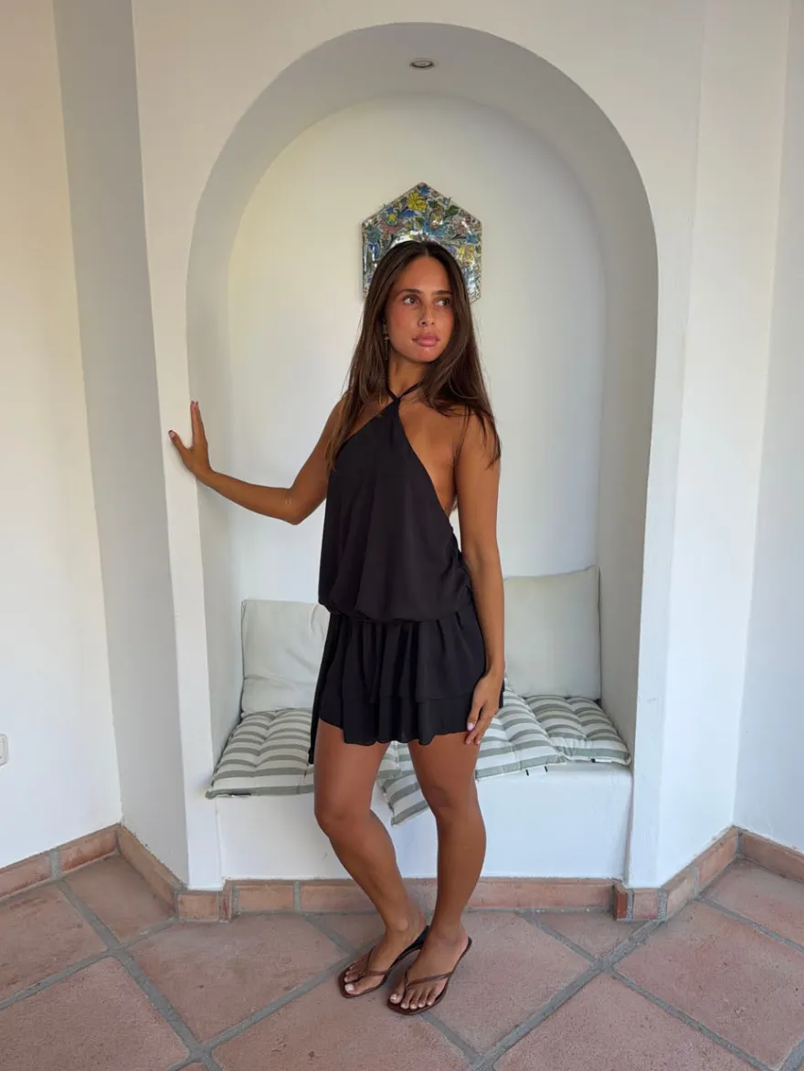 Design By Si Lulitiana halterneck kjole - Sort Online