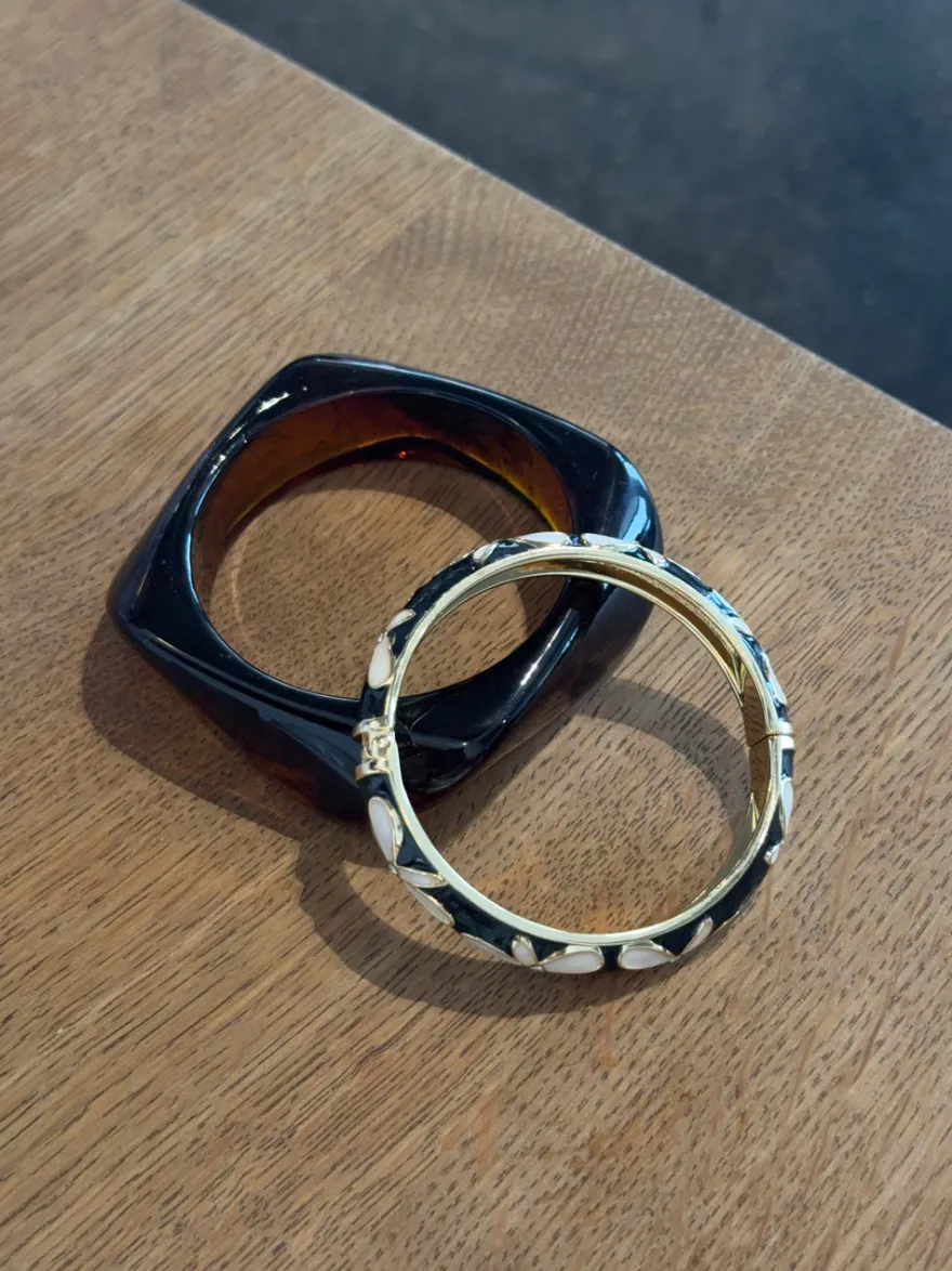 Design By Si Lykke chunky armbånd - Brun Discount