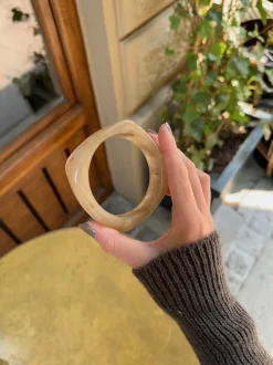 Design By Si Lykke chunky armbånd - Honningfarvet Outlet