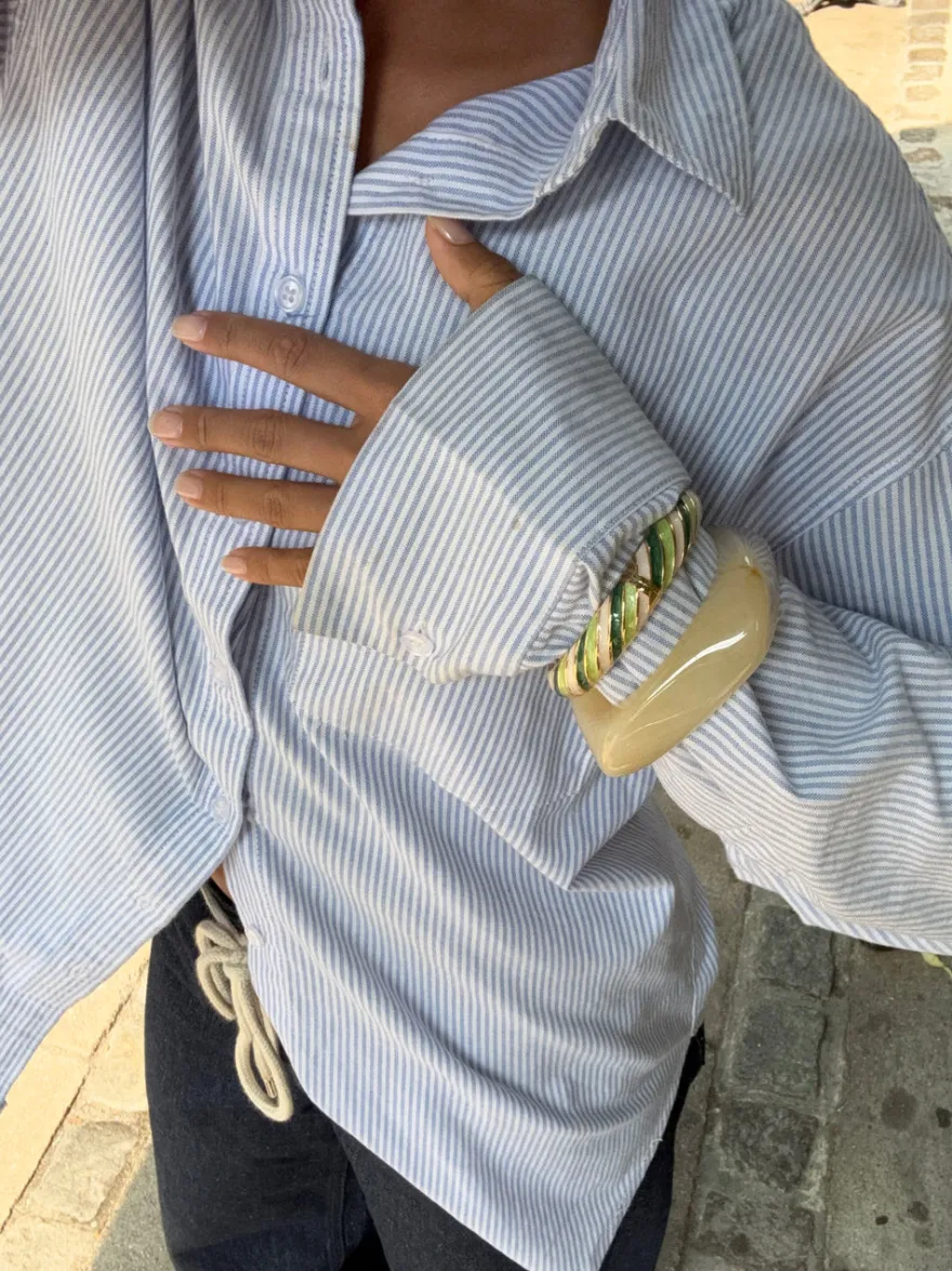 Design By Si Lykke chunky armbånd - Off white Best