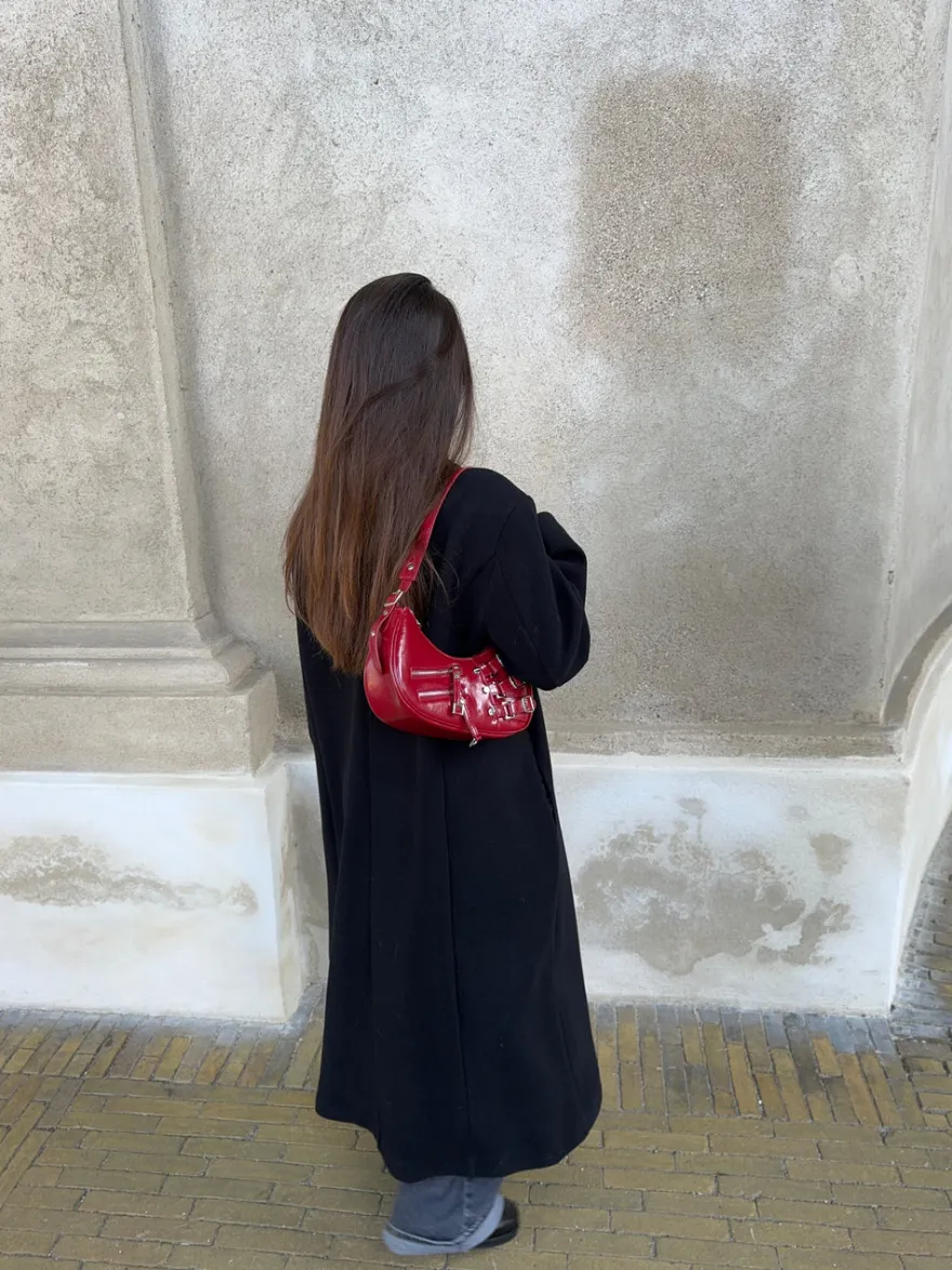 Design By Si Malaga håndtaske - Rød Sale