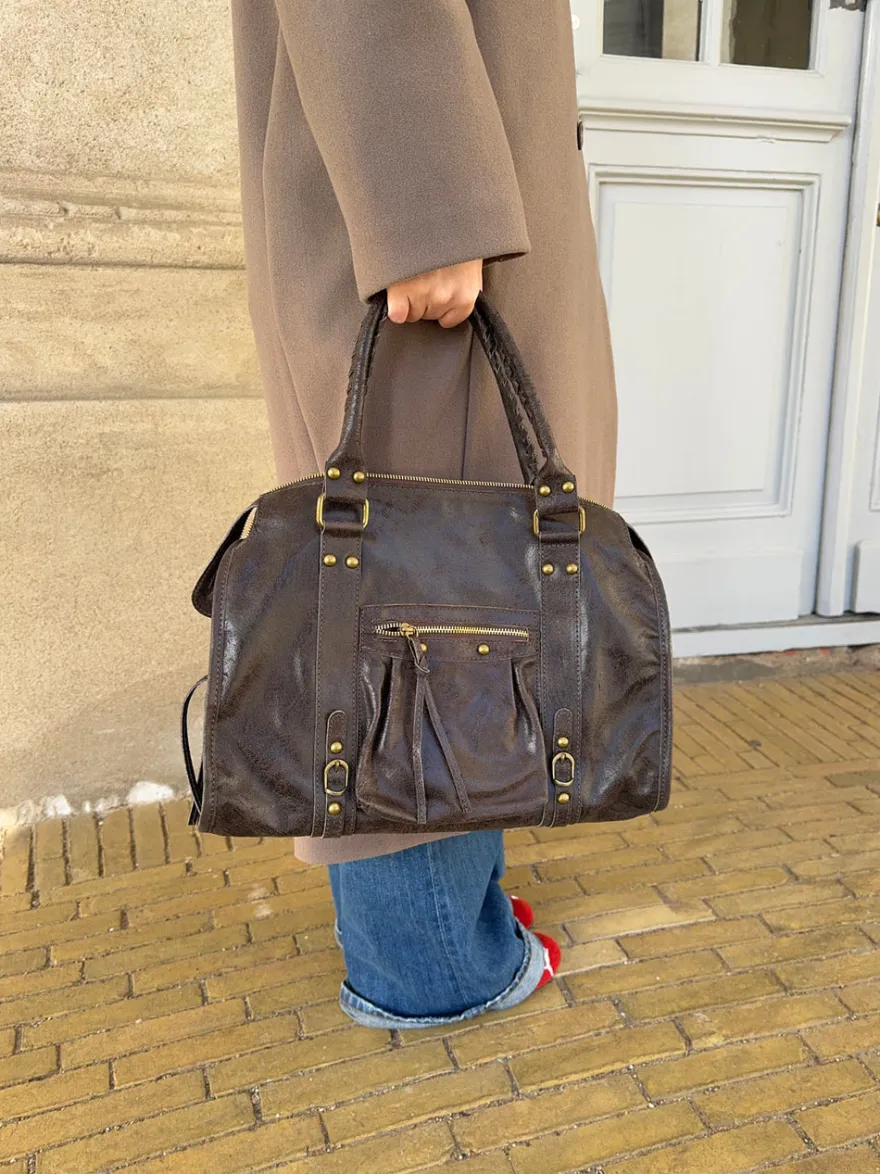 Design By Si Manhattan taske - brun Hot