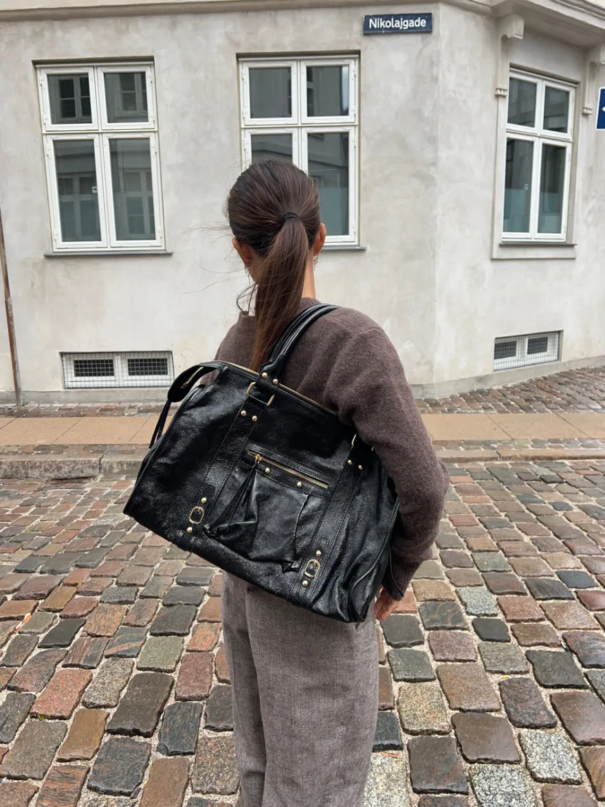 Design By Si Manhattan taske - Sort Discount
