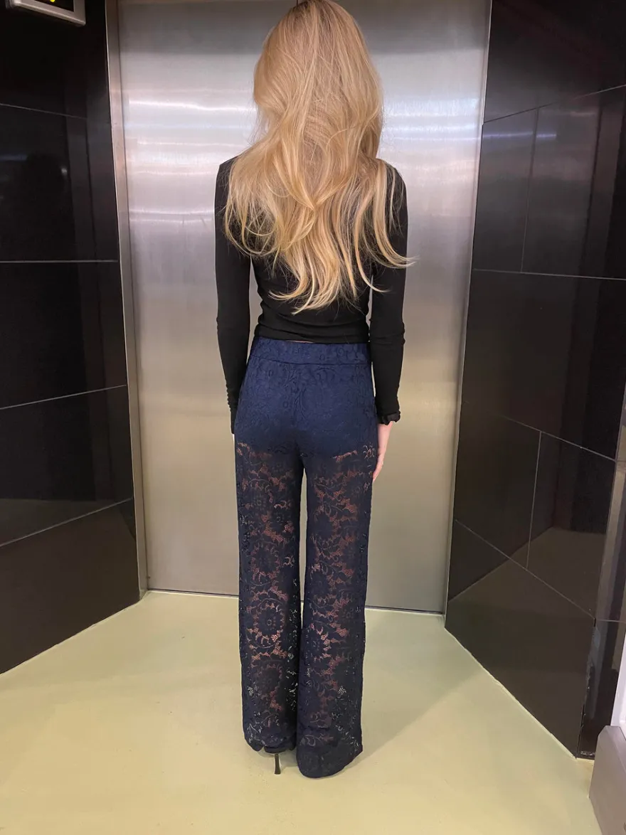 Design By Si Marla blonde bukser - Navy Best