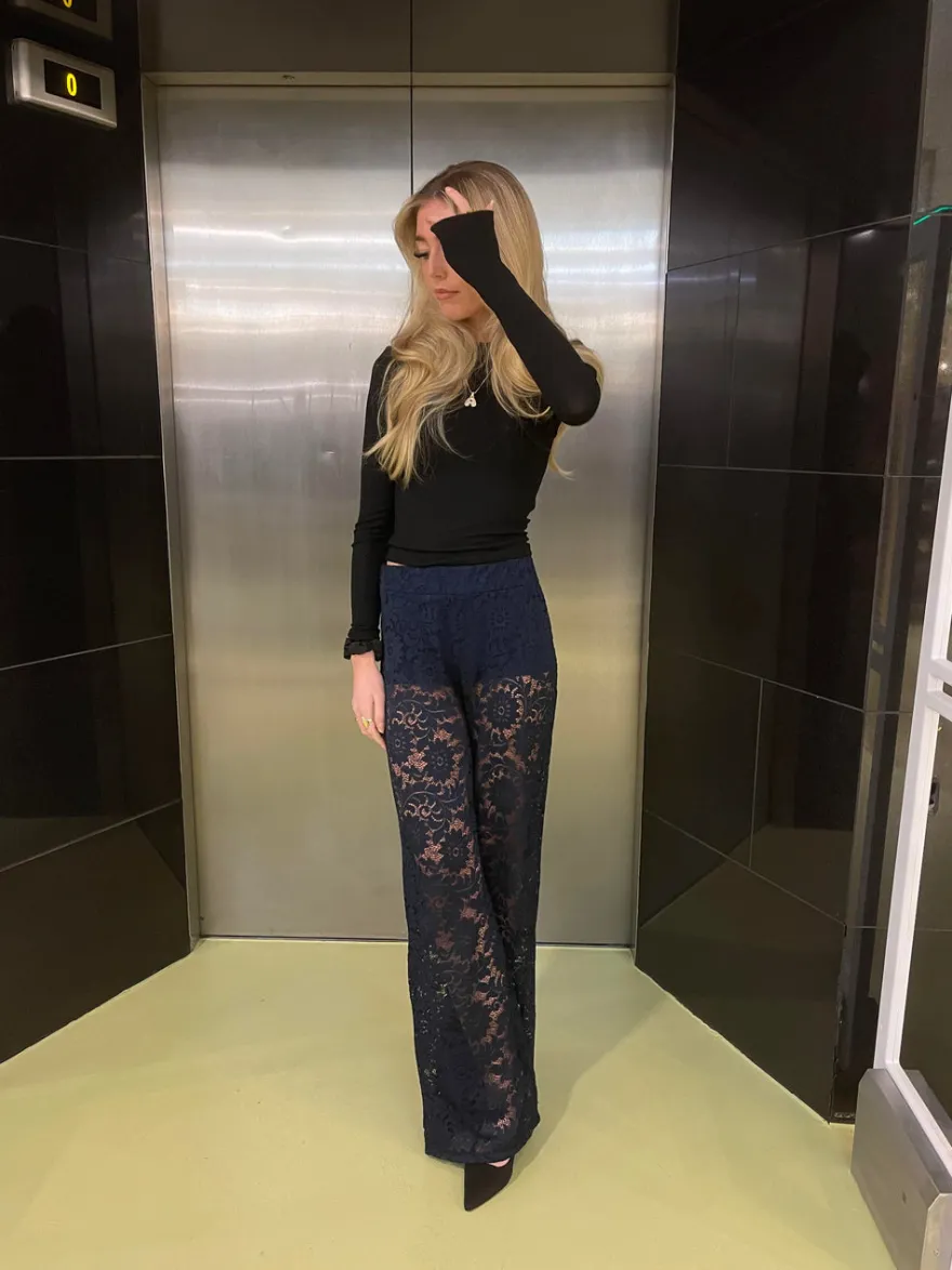 Design By Si Marla blonde bukser - Navy Best