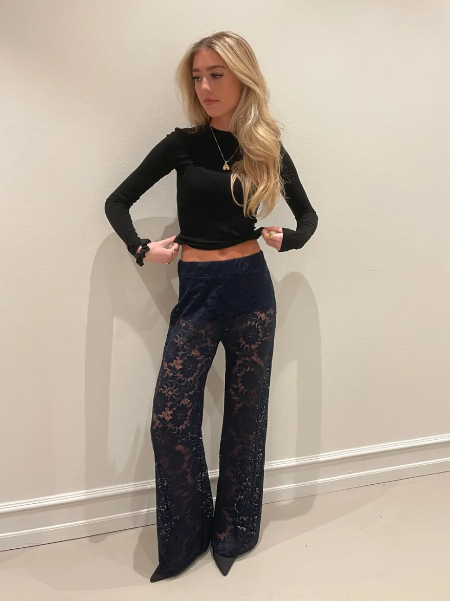 Design By Si Marla blonde bukser - Navy Best