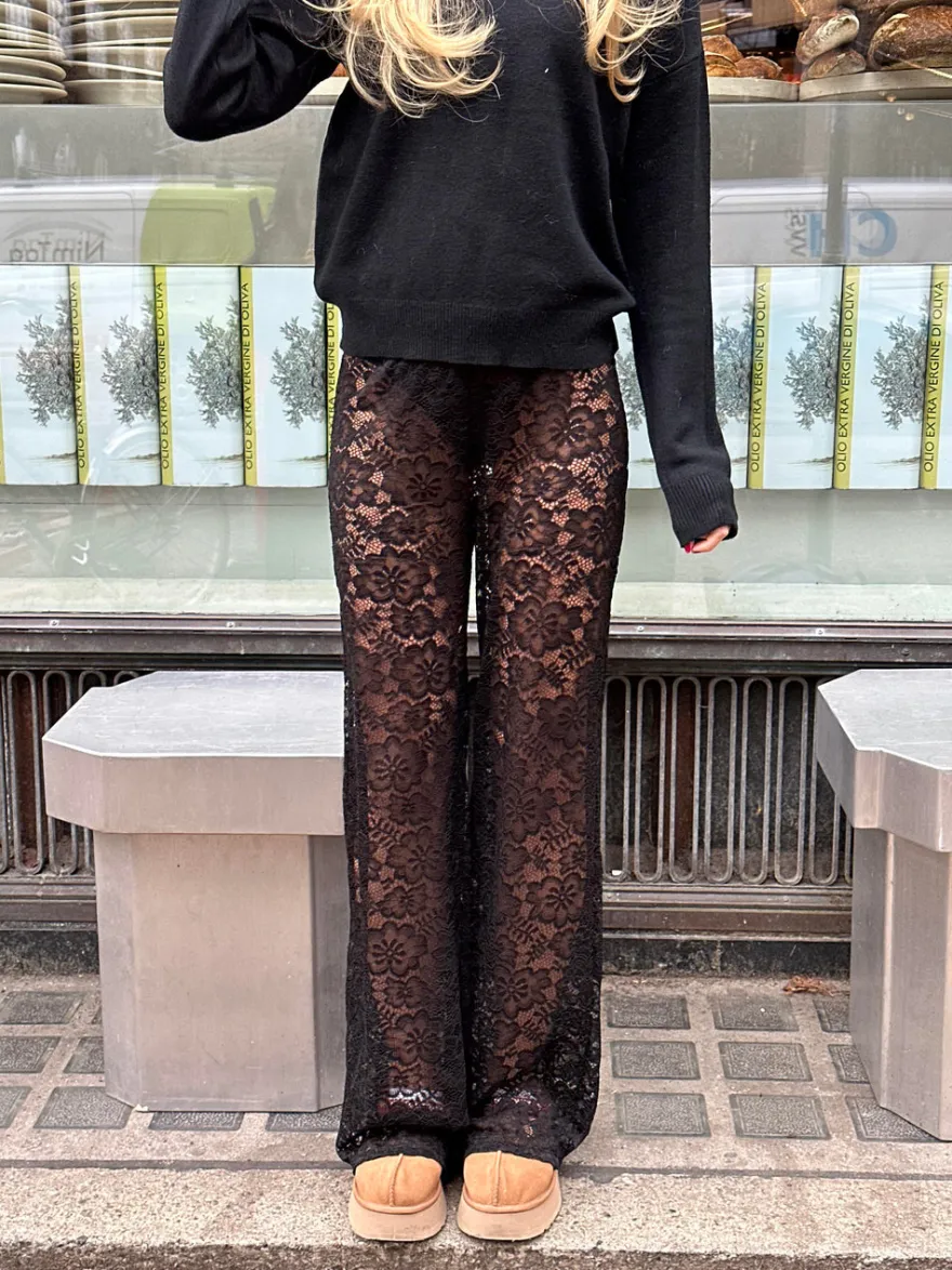 Design By Si Marla blonde bukser uden indershorts - Sort
