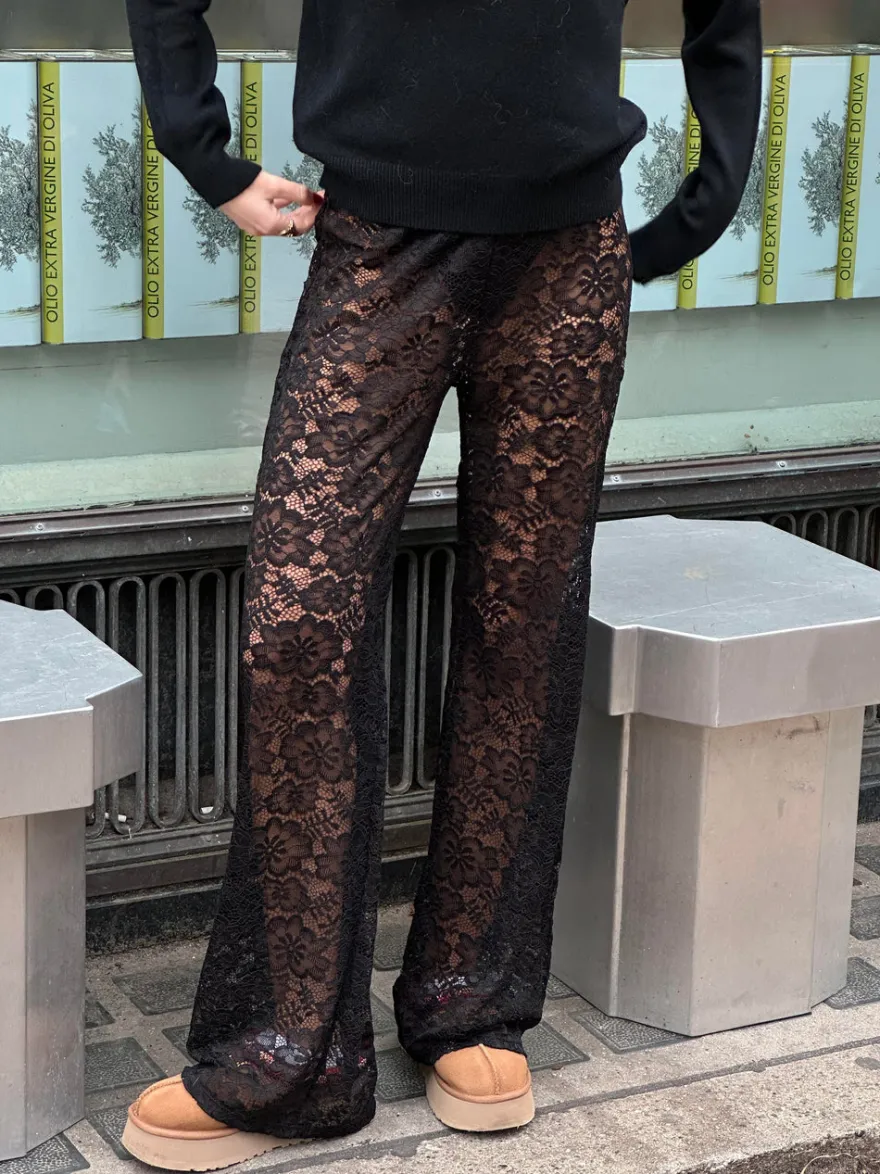 Design By Si Marla blonde bukser uden indershorts - Sort