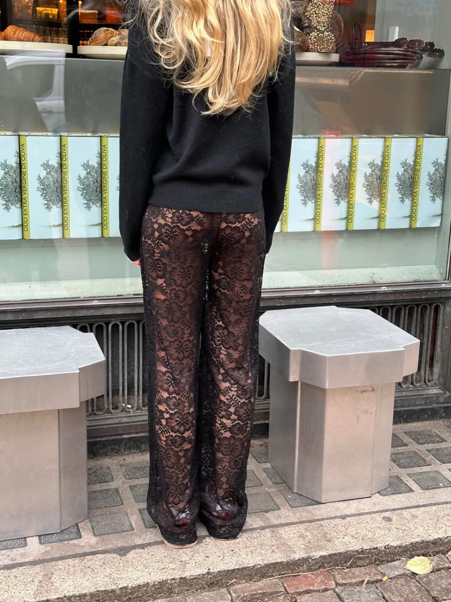 Design By Si Marla blonde bukser uden indershorts - Sort