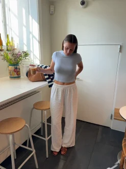 Design By Si Mathilde Ravn basic t-shirt - Lyseblå Clearance