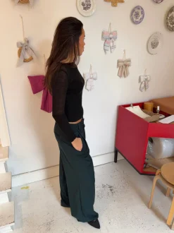 Design By Si Menia suitbukser - Grøn Online