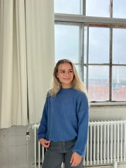 Design By Si Miti strik - Blå Clearance