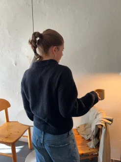 Design By Si Molly striktrøje - Navy