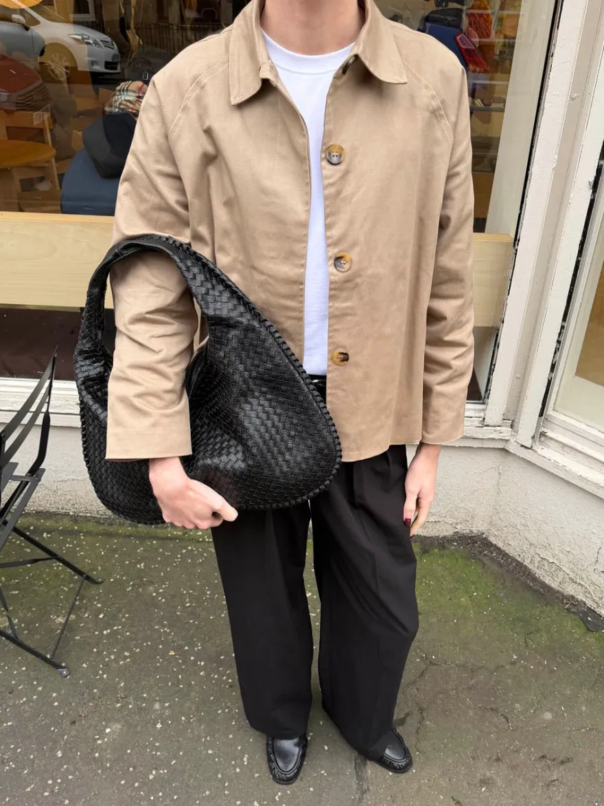 Design By Si Monica kort trenchcoat - Beige Sale