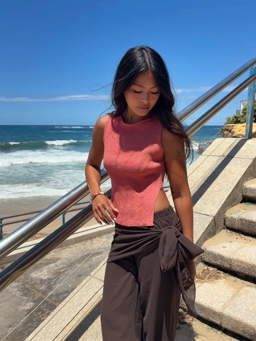 Design By Si Montania glimmertop - Rosa Online