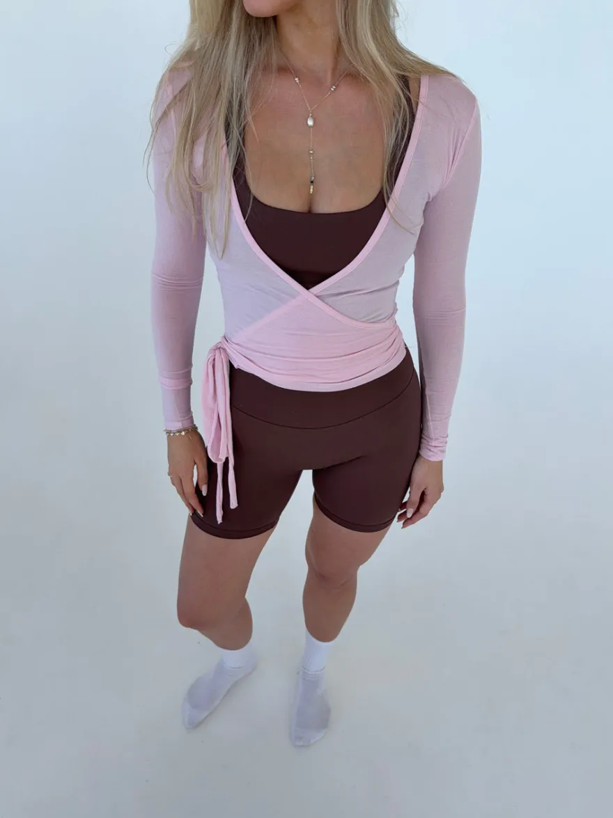 Design By Si Motion wrap bluse - Candyfloss Discount