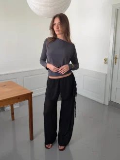 Design By Si Nadina bukser med nederdel - Sort Online