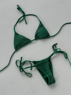 Design By Si Nala glimmer bikini - Grøn Discount