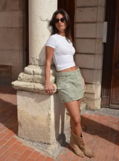 Design By Si Nynnely nederdel/shorts - Kaki Clearance