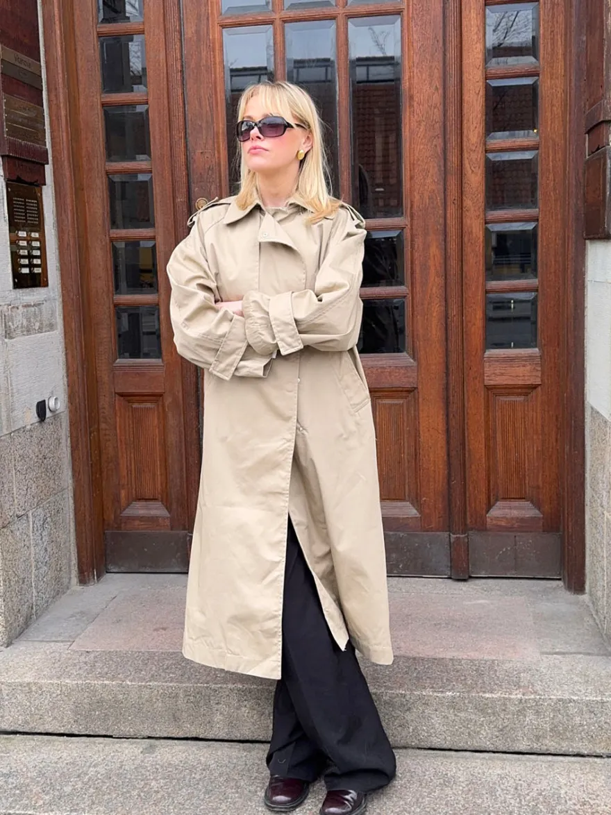 Design By Si Nyra trenchcoat - Beige Sale