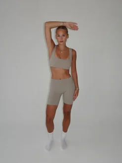 Design By Si Plaza sports bra - Ash Discount
