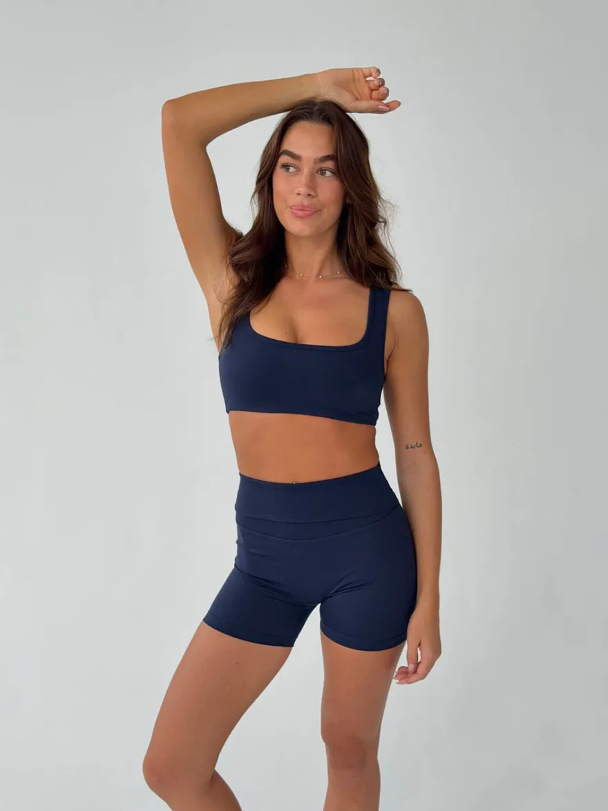 Design By Si Plaza sports bra - Midnight Best