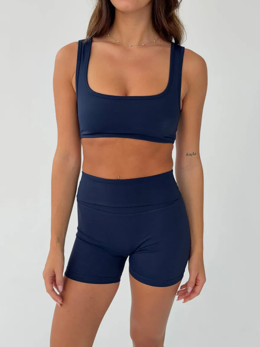 Design By Si Plaza sports bra - Midnight Best