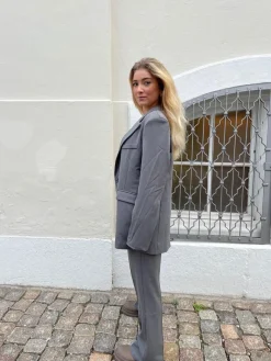 Design By Si Premium oversized blazer - Grå
