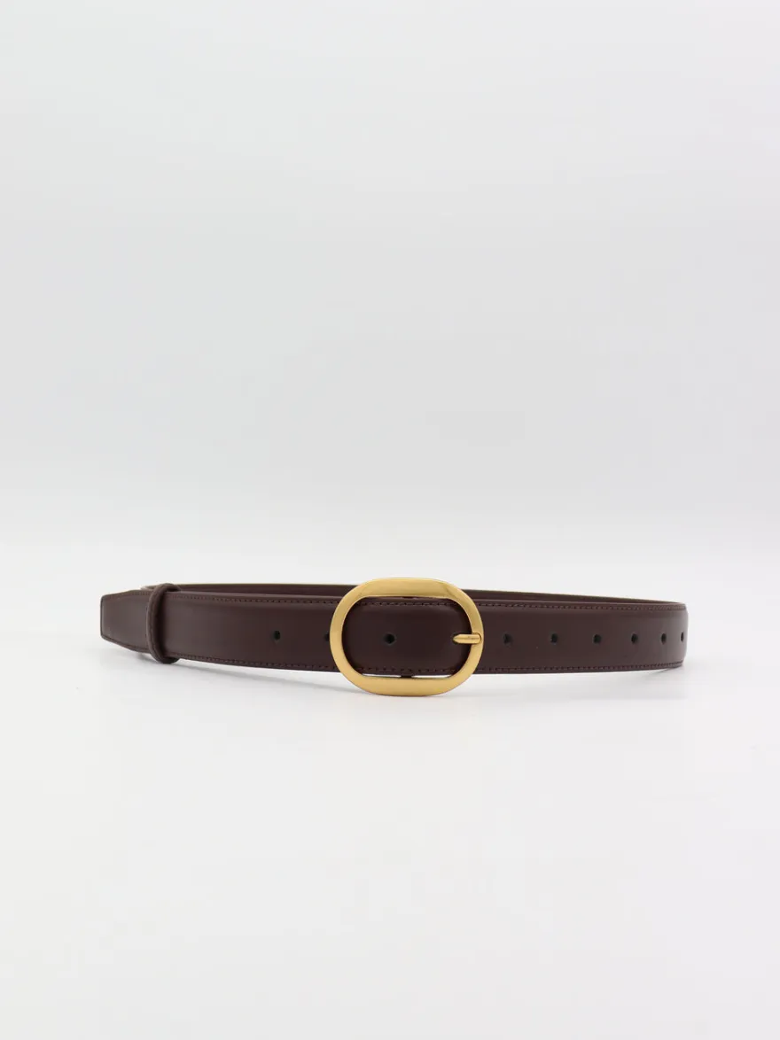 Design By Si Pure bælte - Brun/guld Hot
