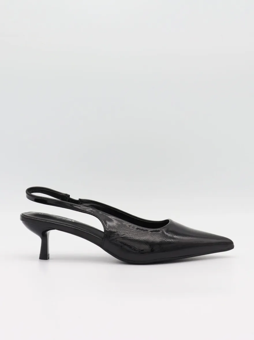 Design By Si Robin slingback mules - Sort Hot