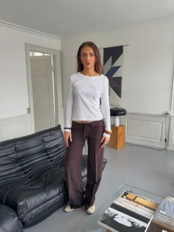 Design By Si Roleo langærmet bluse - Hvid Best