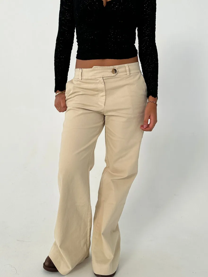 Design By Si Romey bukser - Beige Hot