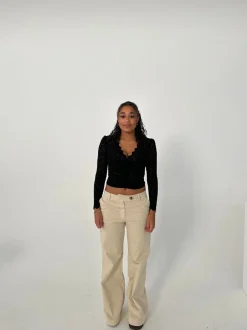 Design By Si Romey bukser - Beige Hot