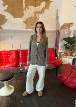 Design By Si Rosalie blazer - Taupe New