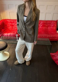 Design By Si Rosalie blazer - Taupe New