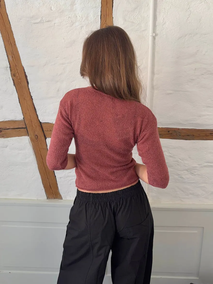 Design By Si Runana striktrøje - Rust Sale